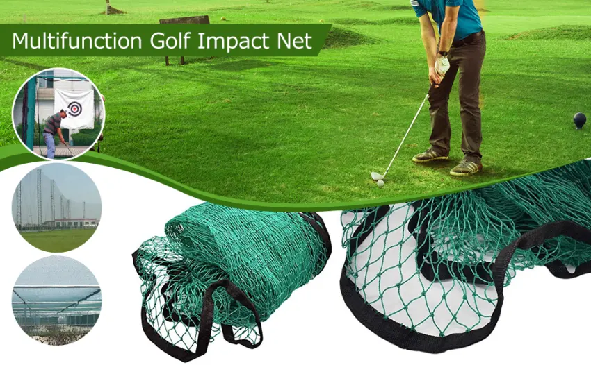 ASENVER Multifunction Golf Ball Netting Impact Golf Barrier Net Practice Hitting Net for Indoor or Outdoor Use 10 x 3 Ft- 10x 30 Ft 10FT6.5FT - product information 2