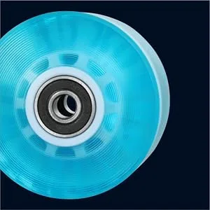 CLAS FOX 78A Indoor or Outdoor 65x35mm Quad Roller Skate Wheels with ABEC-9 Bearings 8 Pcs Purple - product information 7