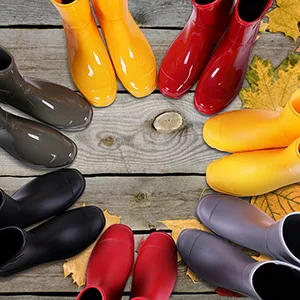 Evshine Women's Mid Calf Rain Boots Waterproof Garden Shoes 8 Matte Black - product information 24