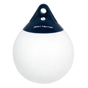 Extreme Max 3006.7324 BoatTector A Series Buoy - 7.5" x 11", White/Blue 7.5"x11" - image