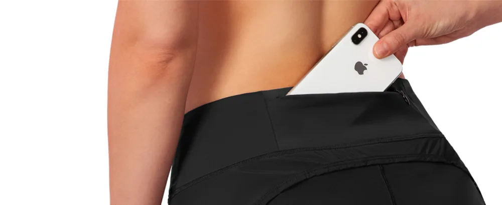 G Gradual Women's Running Shorts with Mesh Liner 3" Workout Athletic Shorts for Women with Phone Pockets Black Medium - product information 3