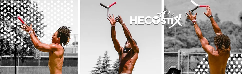 HECOstix Hand Eye Coordination & Reaction Speed Training Tool  Improve Reflex, Agility, and Focus for Sports, Exercise, and Fun for All Ages Red Green Blue - HECOstix Hand Eye Coordination & Reaction Speed Training Tool