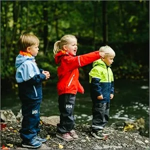 Helly-Hansen 41675 Juniors' Unisex Moss Pant 12 Black - kids HT