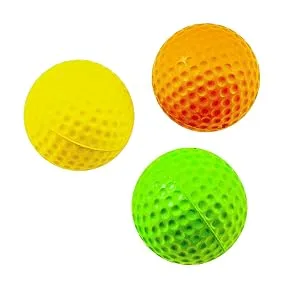 Jef World of Golf Foam Practice Balls (42 Multi-Colored Balls) - Balls