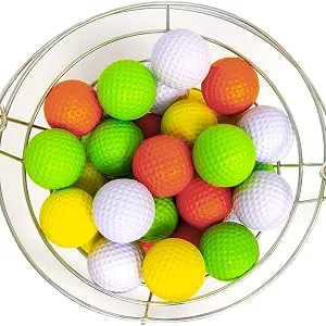 Jef World of Golf Foam Practice Balls (42 Multi-Colored Balls) - Foam Practice Balls