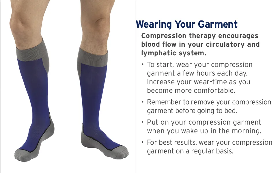 JOBST Sport Knee High 15-20 mmHg Compression Socks, Black/Cool Black, X-Large Black X-Large - stockings compression medium knee high relief hose medical support sport open toe sock closed thigh