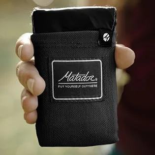 Matador Pocket Blanket Black Regular (Seats 2-4) - Matador pocket blanket