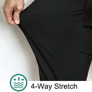 MEETYOO Men's 3/4 Compression Pants Large 3 Pack-c - product information 16