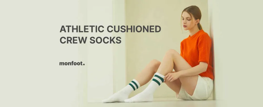 MONFOOT Women's and Men's 4-8 Pack Athletic Cushioned Crew Socks Solid White (8 Pairs) Medium - athletic cushioned crew socks