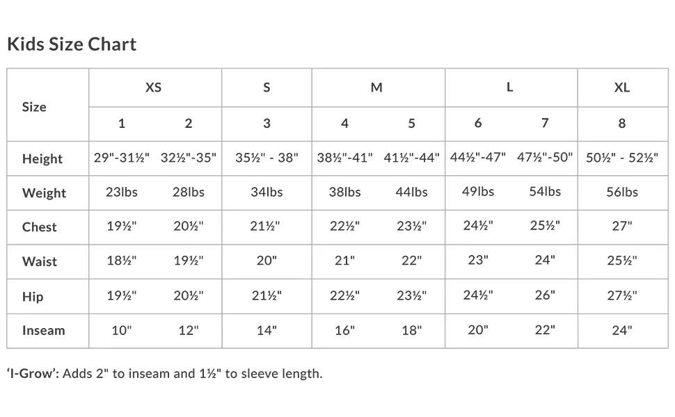 Obermeyer unisex-child Campbell Pant Navy 5 - Kids Size Chart