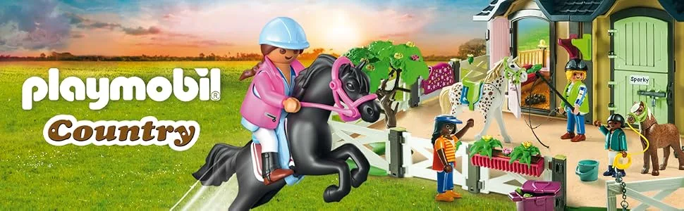 Playmobil Horse Riding Tournament - Riding Lesson Banner