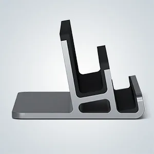 Satechi Dual Vertical Aluminum Stand  Universal Compatibility - MacBook Pro, MacBook Air, iPad Pro, iPad Air, iPad Mini, iPhone 13 Pro Max/13 Pro/13/13 Mini, iPhone 12 Pro Max/12 Pro/12/12 Mini - Satechi Dual Vertical Aluminum Stand