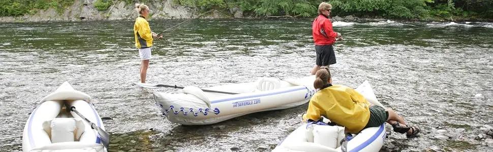 Sea Eagle Inflatable SEC Kayak Seat - Sea Eagle SE330 Deluxe Inflatable Kayaks