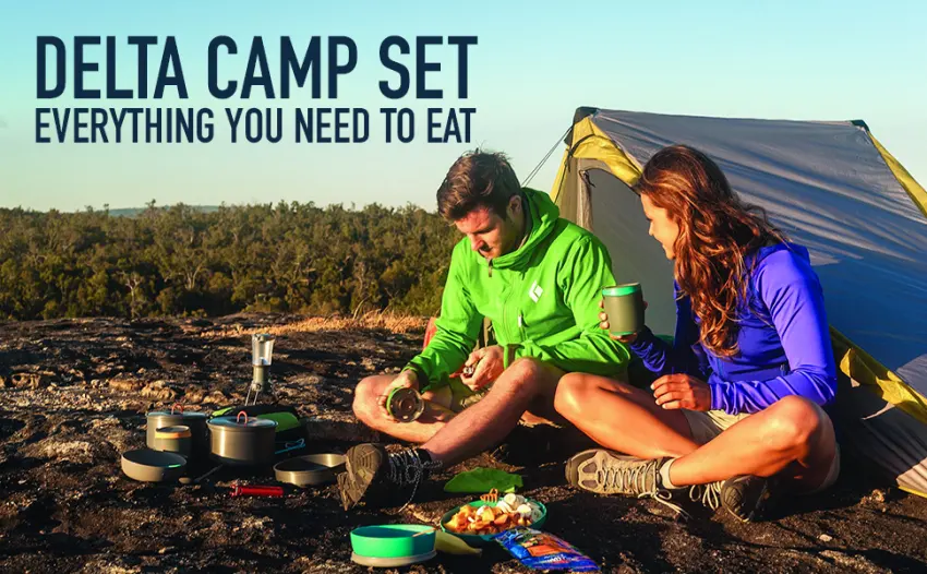 Sea to Summit Delta Camp 6-Piece Dinnerware Mess Kit Gray - Delta Camp Set