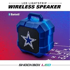 SOAR NCAA Shockbox LED Wireless Bluetooth Speaker Texas State Bobcats Team Color - product information 6