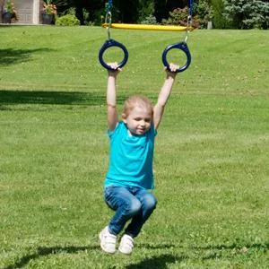 Swing-N-Slide Ring and Trapeze Combo swing Black - ring and trapeze, ring trap, trapeze bar, acrobat bar, gymnast rings, olympic rings