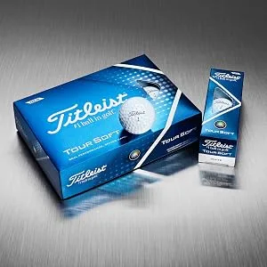 Titleist Tour Soft Golf Balls (One Dozen) White - 2022 Titleist Tour Soft