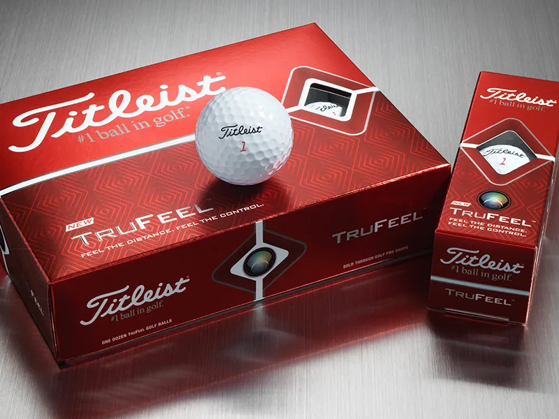 Titleist TruFeel Golf Balls Red - New Titleist TruFeel