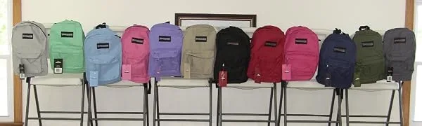 Trailmaker Classic 17 Inch Backpack with Adjustable Padded Shoulder Straps One Size Green - Trailmaker backpacks, Amazon basic backpack for men kids women, 17 inch canvas backpack solid color