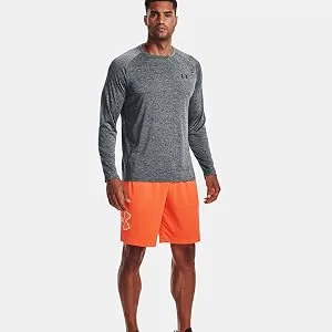 Under Armour Men's Tech 2.0 Long Sleeve T-shirt Black/Graphite - 001 Large - Tech 2.0 Long Sleeve