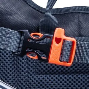 Vibrelli Hydration Pack & 2L Hydration Water Bladder - High Flow Bite Valve - Hydration Backpack with Storage - Lightweight Running Backpack, Also for Cycling, Hiking, Ski, Snow for Men, Women & Kids Black - Hydration pack whistle
