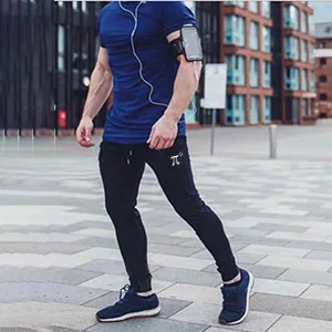 Wangdo Men's Joggers Sweatpants Gym Training Workout Pants Slim Fit with Zipper Pockets Black Medium - product information 7