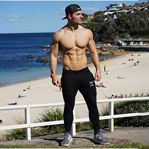 Wangdo Men's Joggers Sweatpants Gym Training Workout Pants Slim Fit with Zipper Pockets Black Medium - product information 8