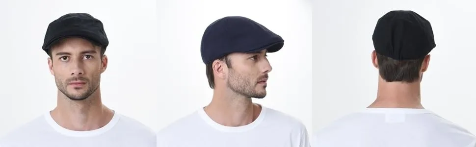 WITHMOONS Simple Newsboy Hat Flat Cap SL3026 Pink - 3SHOTS