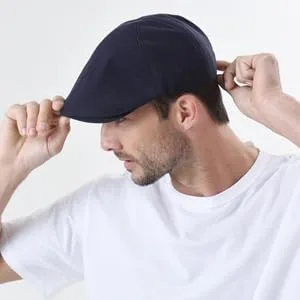 WITHMOONS Simple Newsboy Hat Flat Cap SL3026 Pink - SL3026 SIDE