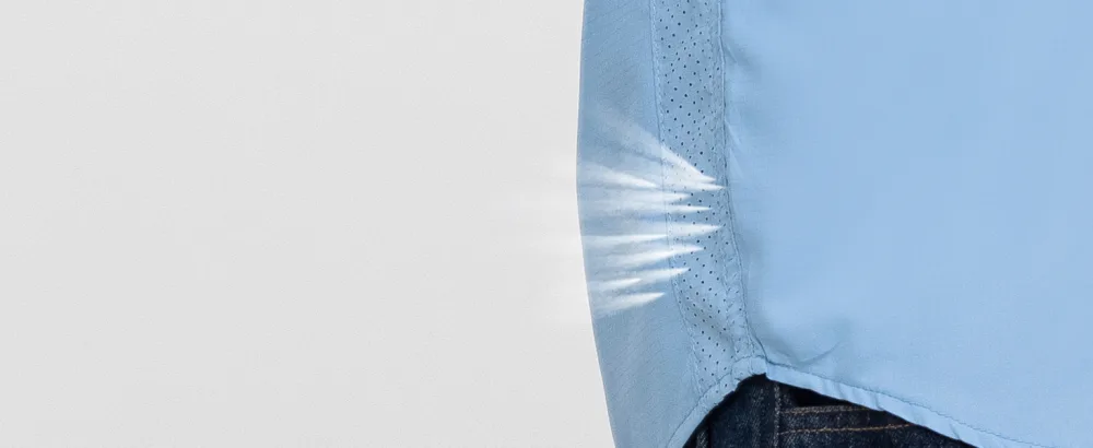 WORK IDEA Men's Sun Protection Hiking Shirts UPF 50+ UV Quick Dry Cooling Long Sleeve Work Shirts for Fishing Dark Beige Medium - KS0076 SIDE MESH PC