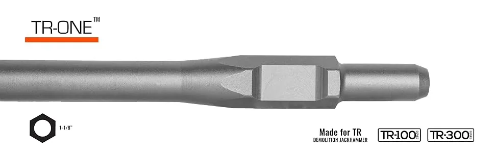 TR Industrial Hex Shank Scraping Chisel, 3 Inch x 12 Inch - product information 3