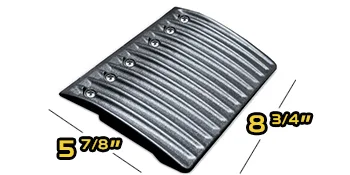 Caliber Edge Glide Tilt Set 13362, 4-Pc Kit - space; unload; carbide; sled; machine; snowbike; kit; truck; pickup; bed; jack; parts; guides; mat