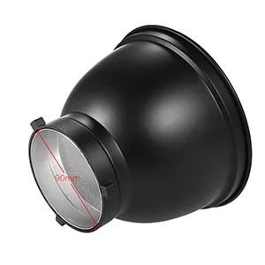 Andoer 7" Standard Reflector Diffuser Lamp Shade Dish with 60 Honeycomb Grid for Bowens Mount Studio Strobe Flash Light Speedlite (Without Soft Cloth) - Back