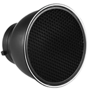 Andoer 7" Standard Reflector Diffuser Lamp Shade Dish with 60 Honeycomb Grid for Bowens Mount Studio Strobe Flash Light Speedlite (Without Soft Cloth) - Package