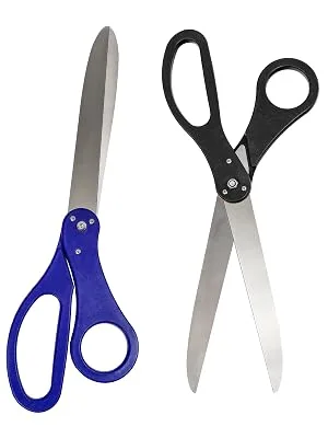 25" Ceremony Ribbon Cutting Scissors by Allures & Illusions Maroon - giant scissors