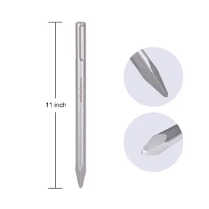 Monkey King Bar -SDS Max Bits 12INCH -SDS Max Chisel Bit- 3pcs Rotary Hammer Drill Chisel Bits Set for Drilling -Point Chisel, Scaling Chisel, Flat Chisels 11 INCH - 3PC2
