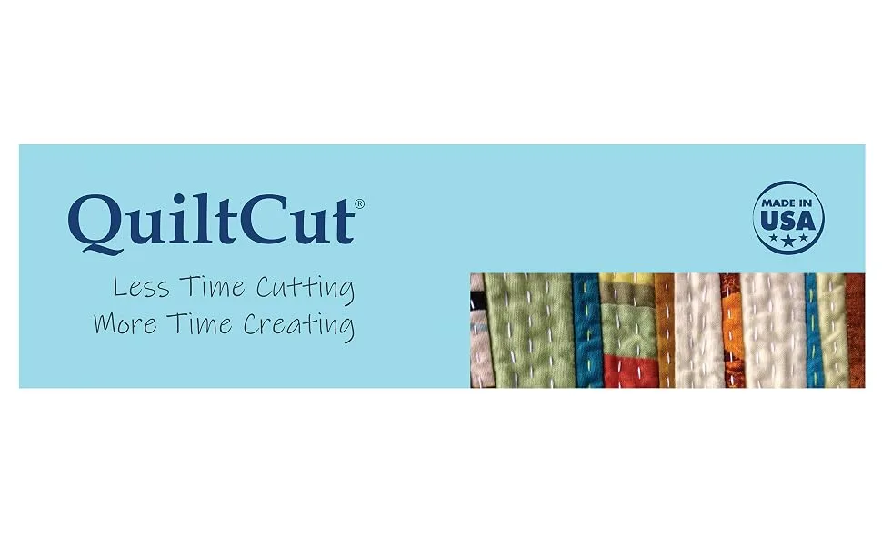 QuiltCut SpinAbout USA Made Non-Slip Quilting Ruler  5 Piece Square Up Set - QuiltCut