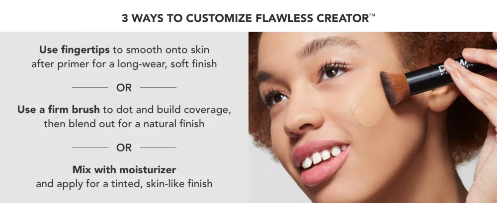 Dermablend Flawless Creator Multi-Use Liquid Foundation Makeup, Full Coverage Lightweight Buildable Foundation, Natural Finish, 1 Fl oz. 10N: Fair skin with Neutral undertones - CUSTOMIZE YOUR COVERAGE