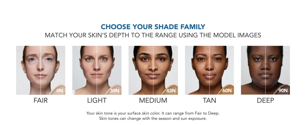 Dermablend Flawless Creator Multi-Use Liquid Foundation Makeup, Full Coverage Lightweight Buildable Foundation, Natural Finish, 1 Fl oz. 10N: Fair skin with Neutral undertones - Foundation Shade Finder
