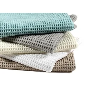 GILDEN TREE Waffle Towels Quick Dry Lint Free Thin Bath Sheets 40x80 Oversized Extra Large for Adults, Classic Style (Stone) - classic waffle towel colors pastel neutral muted grey seafoam taupe bright white