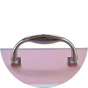 REME Makeup Train Case Cosmetic Organizer Case With Trays and Drawer for Cosmetics,Jewelry Box or Gift Box (pink) small Pink - Portable
