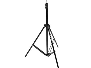 Amazon Basics Aluminum Light Photography Tripod Stand with Case - Pack of 2, 2.8 - 6.7 Feet, Black 2-Pack - Amazon Basics lighting tripod stand for portable photography and studio lighting