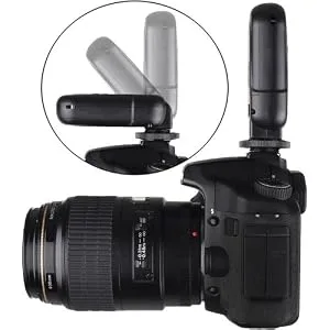AODELAN Flash Trigger Transmitter and Receiver with Universal Hot Shoe for Canon, Nikon, Olympus, Panasonic, Pentax, Fuji, Samsung, Sony Flash Trigger Set - flash trigger