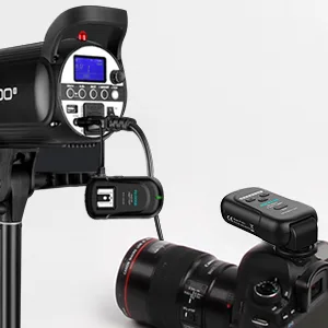 AODELAN Wireless Flash Trigger Transmitter and Receiver Set, Wireless Remote Speedlite Trigger with 3.5mm PC Receiver for Flash Units with Universal Hot Shoe Wireless Flash Trigger Set - flash trigger and receiver