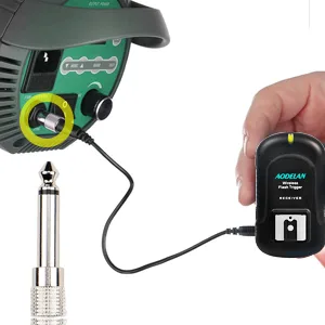 AODELAN Wireless Flash Trigger Transmitter and Receiver Set, Wireless Remote Speedlite Trigger with 3.5mm PC Receiver for Flash Units with Universal Hot Shoe Wireless Flash Trigger Set - wireless flash trigger canon