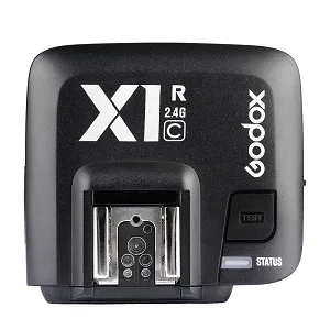 GODOX X1R-C E-TTL 1/8000s Wireless Remote Flash Receiver Shutter Release Compatible with Canon EOS Cameras Godox V1 TT350N AD200 AD200Pro Flash - GODOX X1R-C