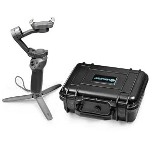 Lekufee Portable Waterproof Carrying Case Compatible with DJI OM5/DJI OM4 SE/OM4(Osmo Mobile 4)/Osmo Mobile 3 Combo and More Osmo Mobile Accessories - DJI Om 4 Case