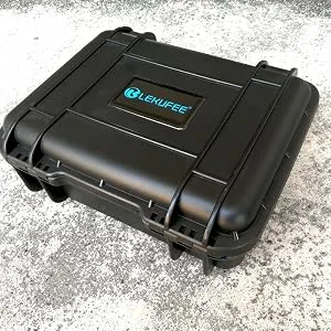 Lekufee Portable Waterproof Carrying Case Compatible with DJI OM5/DJI OM4 SE/OM4(Osmo Mobile 4)/Osmo Mobile 3 Combo and More Osmo Mobile Accessories - DJI OM4 Case