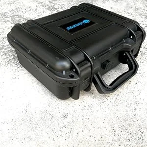 Lekufee Portable Waterproof Carrying Case Compatible with DJI OM5/DJI OM4 SE/OM4(Osmo Mobile 4)/Osmo Mobile 3 Combo and More Osmo Mobile Accessories - DJI OM4 Case