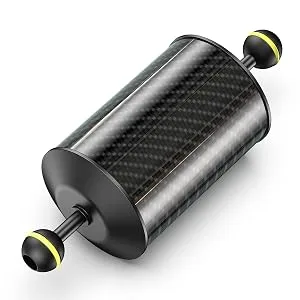 Sea frogs Carbon Fiber Float Arm D60mm, 12'', for Ultralight, Aquatic Arm, Buoyancy Provided 580g, Underwater Camera System Diving Tray Video Light/Strobe GA-8 - GA-10